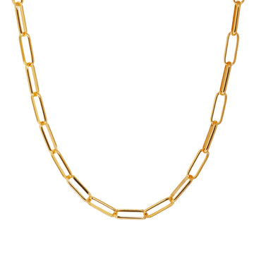 Ovale Necklace Chain in Gold